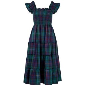 NWT Hill House Ellie dress in midnight tartan size